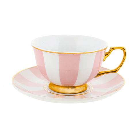 Teacup Blush Stripes