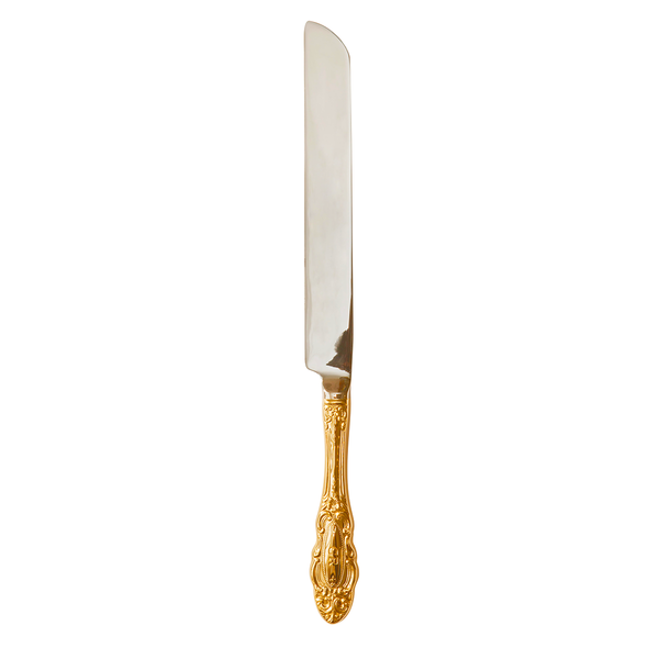 Vintage Cake Knife Gold