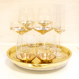 Wine Glass Estelle Gold Set of 2