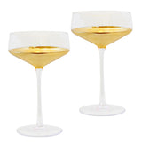 Coupe Estelle Gold - Set of 2