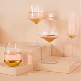 Wine Glass Estelle Gold Set of 2