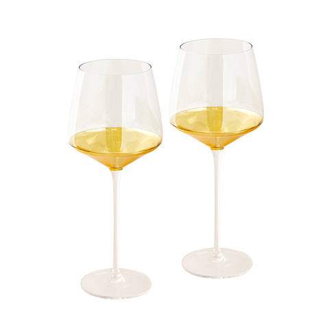 Wine Glass Estelle Gold Set of 2