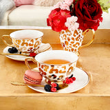 Teacup Louis Leopard Gold